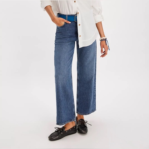Agolde Ren High-Rise Wide-Leg Jeans